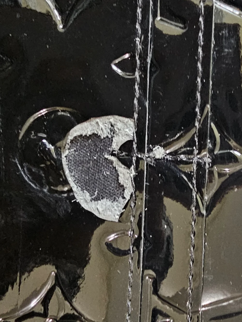 Louis Vuitton Black Patent Monogram Continental Wallet